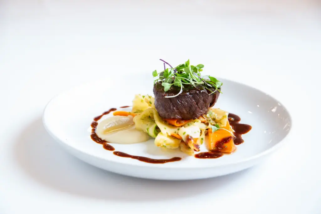 The Table — appetizers and dinner setting