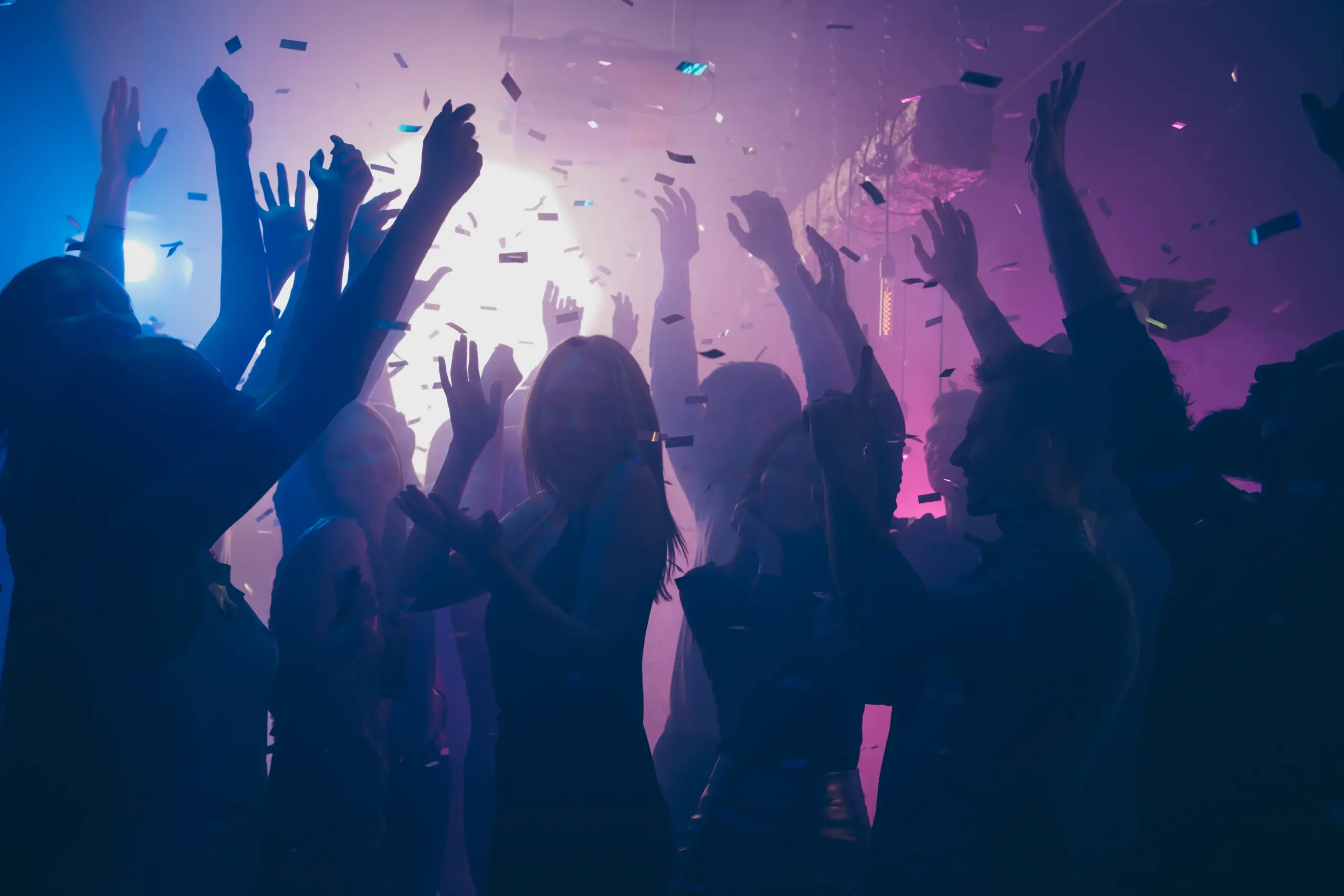 Prom DJ party scene