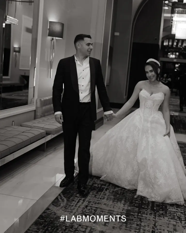#LABMOMENTS — wedding couple at L.A. Banquets