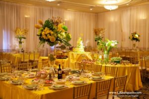 Spring Rose Centerpiece L.A. Banquets